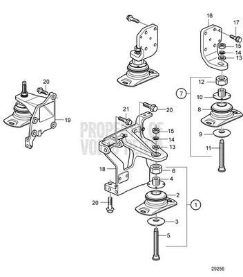Bracket by Volvo Penta (3593855)