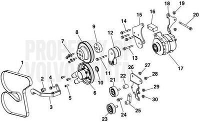 Bracket Volvo Penta (V2) - Volvo Penta (3860164)