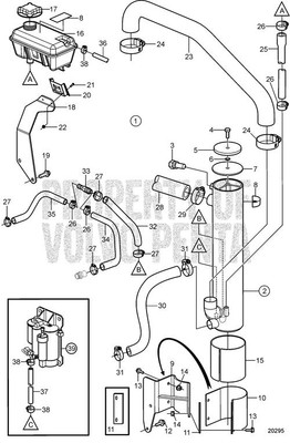 Bracket by Volvo Penta (3861358)