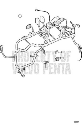 Wiring Harness by Volvo Penta (3863227)