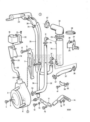 Bushing by Volvo Penta (814640)