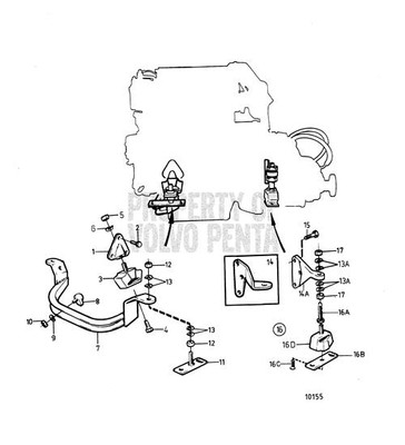 Bracket by Volvo Penta (840911)