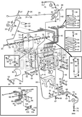 Delivery Pipe by Volvo Penta (846126)