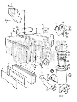 Thermostat Housing by Volvo Penta (855462)