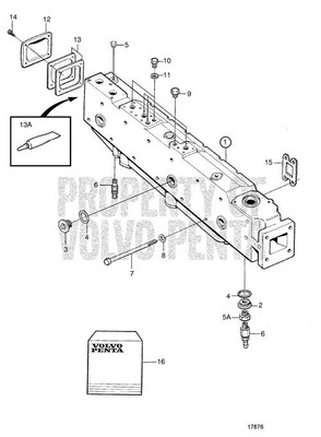 Screw by Volvo Penta (859312)