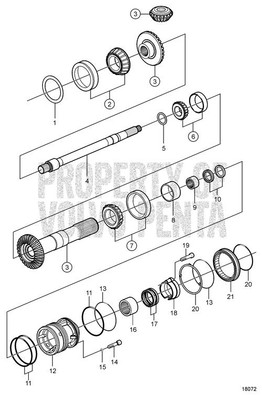 Screw by Volvo Penta (963689)