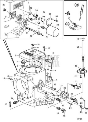 Flange Screw by Volvo Penta (991609)