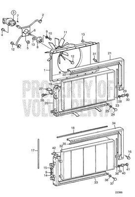 Frame Part by Volvo Penta (9958616)