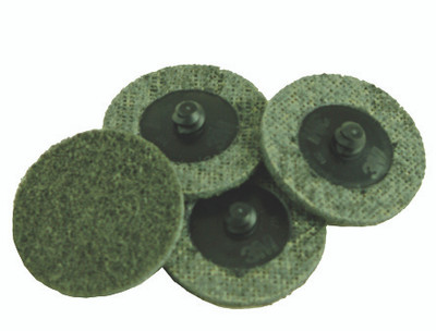 Scotch-Brite Roloc Surface Conditioning Disc, SC-DR, A/O Medium, TR, 3 in, 25/Inner, 100 ea/Case **(Priced Each, Sold only in multiples of 25) by 3M (7000000755)