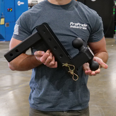 6" Drop Hitch In Hand