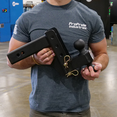 4" Drop Hitch In Hand