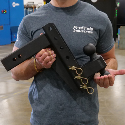 Heavy-Duty 6" Drop Hitch In Hand