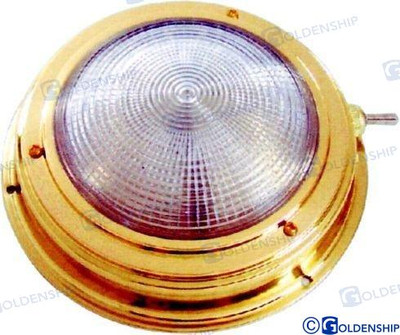 DOME LIGHT BRASS 4" (GS10201)