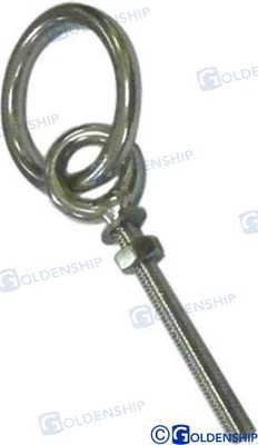 SS RING EYE BOLT M8X100MM (GS72006)