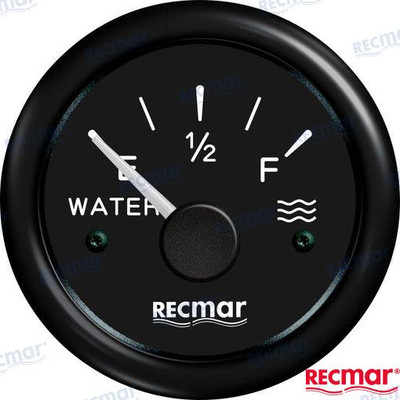 WATER LEVEL EURO 0-190DG BLK (RECKY11200)