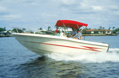 Full Frame  6'X42" 60-66" Red Ultima (Full Frame Biminis) by Taylor Made (42301)