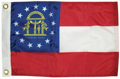 Georgia  Flag 12X18  Nylon (Flag And Pennants) by Taylor Made (93097)**(WSL)