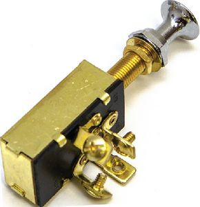 Brass Push-Pull Switch-3 Position. - Sierra Marine Engine Parts (MP39620)
