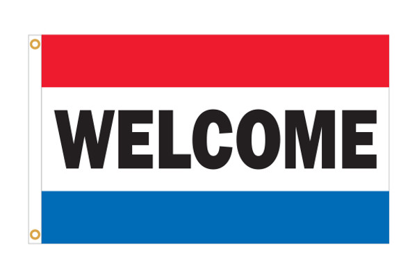 Welcome 5 X 3 Flag by ASP Products (4754-60) Welcome 5 X 3 Flag by ASP Products (4754-60)