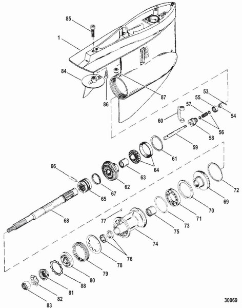 Bearing Set (Wsl) by Quicksilver (35928T1)