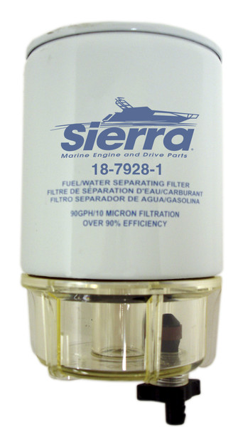 Fuel/Water Separator Assembly - Sierra Marine Engine Parts - 18-7928-1 (118-7928-1)