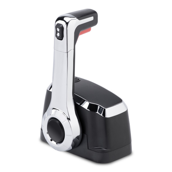 Xtreme Top Mount Control, Chrome, Neutral Interlock, Trim Switch, Tilt Switch by Sea Star Solutions (CHX8152P)