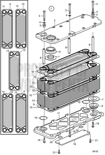 Bottom Plate by Volvo Penta (21111085) Bottom Plate by Volvo Penta (21111085)