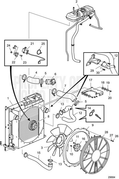 Hose by Volvo Penta (22444996)