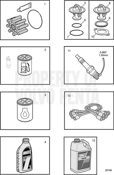 Oil by Volvo Penta (3840004)