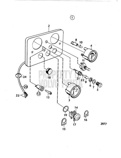 Push Button by Volvo Penta (843836)