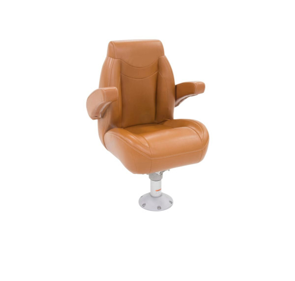 Lci Low Back Helm Seat W/ Recline  Cogna (Pontoon Furniture) by Taylormade (434114) Lci Low Back Helm Seat W/ Recline  Cogna (Pontoon Furniture) by Taylormade (434114)