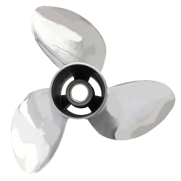 14 1/2 X 21 Stainless Steel Three Blade Left Hand Propeller Saltist (Requires Hub Kit) by PolaStorm (5786-3145-21)