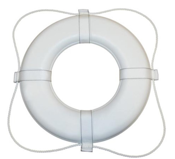 Ma-24-W Aero-24" White/Pe Life Ring (Aerobuoy Life Rings) by Taylormade (570002)