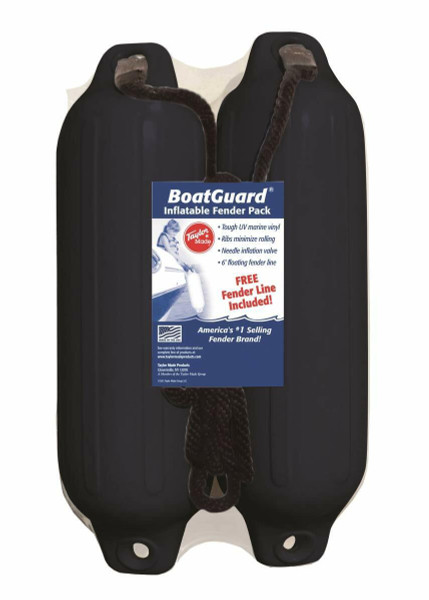 5" X 18" Bg 2 Pk. Black W/Black Rope (Private Label Fenders) by Taylormade (31015B2P) 5" X 18" Bg 2 Pk. Black W/Black Rope (Private Label Fenders) by Taylormade (31015B2P)
