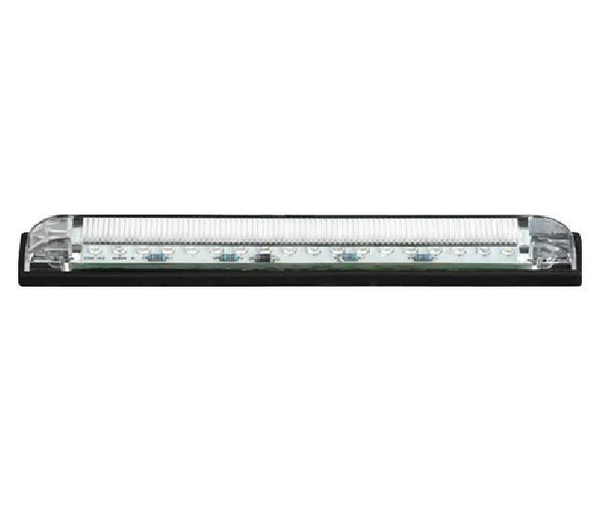 White - 8" Slim Line Led Utility Light - Clear Lens - Retail by TH Marine (LED-51810-DP)
