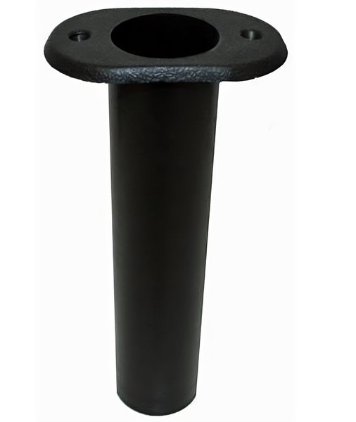 Flat Top Rod Holder - Black by TH Marine (RH-2-DP)