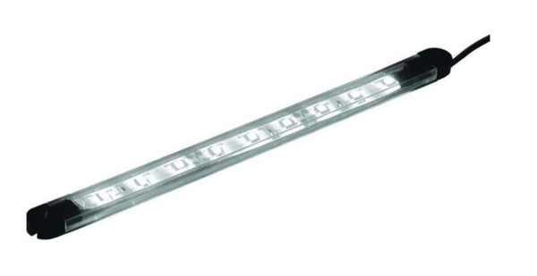 Led Flex Light(Wht Tape), Track, Ends & Hdwr. - 12" - White - Pkgd. by TH Marine (LED-33267-DP)