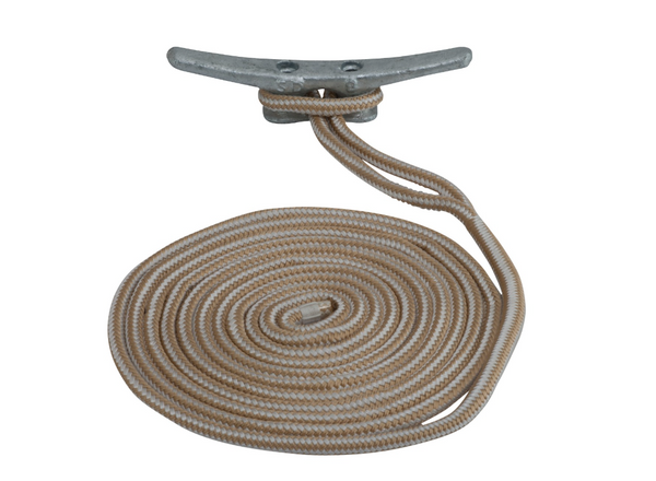 2 Braid Ny Dock Line 3/8X15' by Sea Dog Marine (302110015G/WT-1)