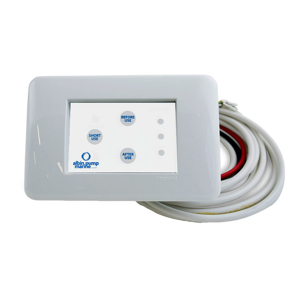 Albin Pump Marine Digital Control Panel Silent Electric Toilet - P/N 07-66-024