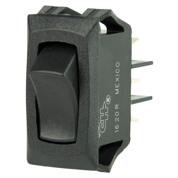 BEP Curved SPDT Mini Rocker Switch - 12V - ON/ON - P/N 1001706