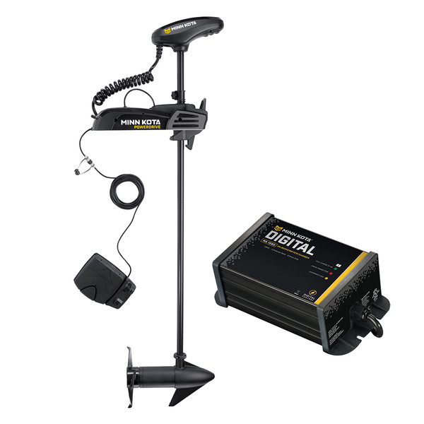 Minn Kota Powerdrive 55_BT - 12v-55lb-54" with  Free MK-106D On-Board Charger - P/N 1358739