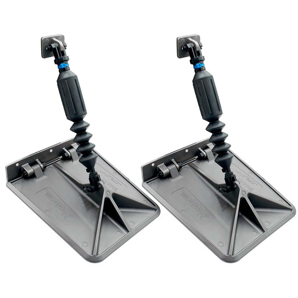 Nauticus SX 9.5 x 10 Smart Tabs 18-22' Boats with 80lb Actuators - 150-240HP - Gunmetal Grey - P/N SXG9510-80