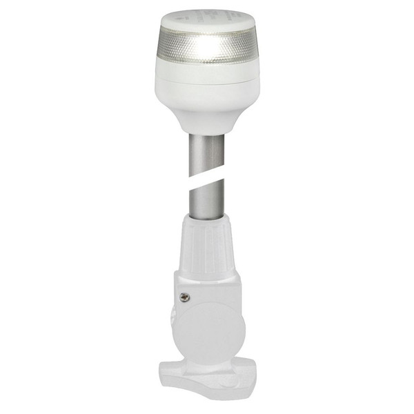 Hella Marine NaviLED 360 Compact All Round Lamp - 2nm - 12" Fold Down Base - White - P/N 980960311