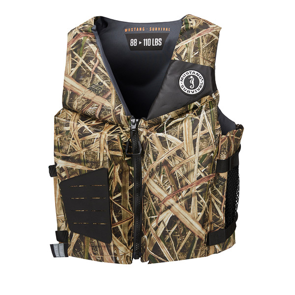Mustang Young Adult REV Foam Vest - Mossy Oak Shadow Grass Blades - Universal - P/N MV3600CM-261-0-216