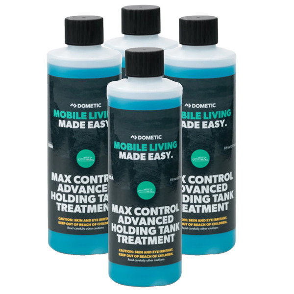 Dometic Max Control Holding Tank Deodorant - Four (4) Pack of 8oz Bottles - P/N 379700029