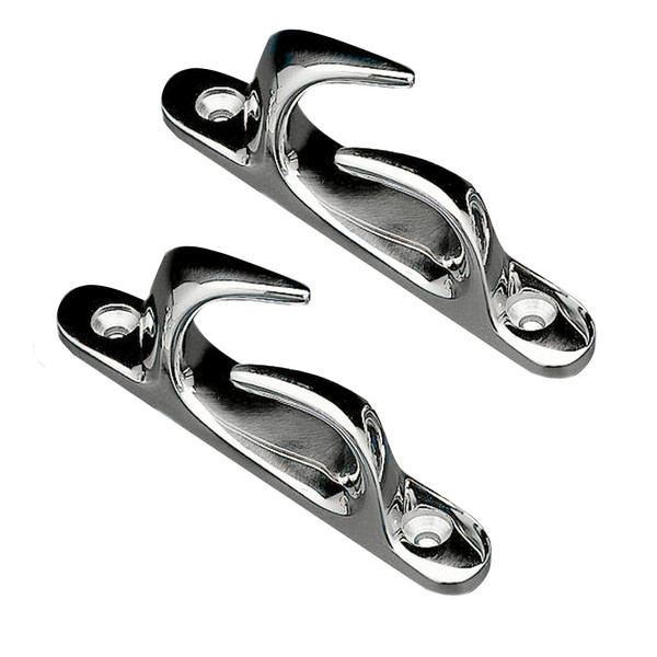 Whitecap Skene Bow Chock 4-1/2" Pair - Chrome Plated Brass - P/N S-0981C