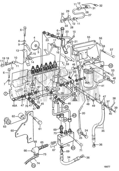 Oil Pressure Pipe by Volvo Penta (862997)