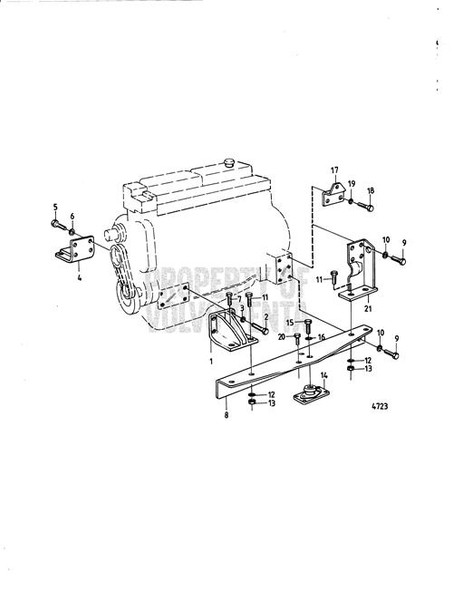 Hexagon Screw by Volvo Penta (955567)
