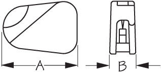 Cl223 Small Loop Cleat by  (002230-1)