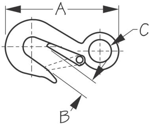 Ss Safety Snap - 3/4" by Sea Dog Marine (146300-1)